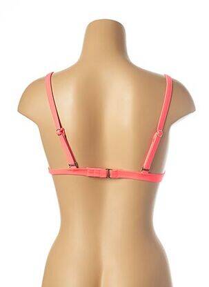 Haut de maillot de bain stretch haut triangles orange MON PETIT BIKINI femme