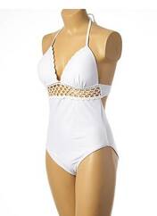 Maillot de bain 1 pièce blanc DAG ADOM pour femme seconde vue
