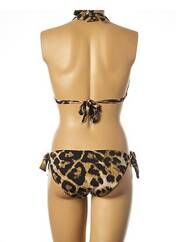 Maillot de bain 2 pièces noir DAG ADOM pour femme seconde vue