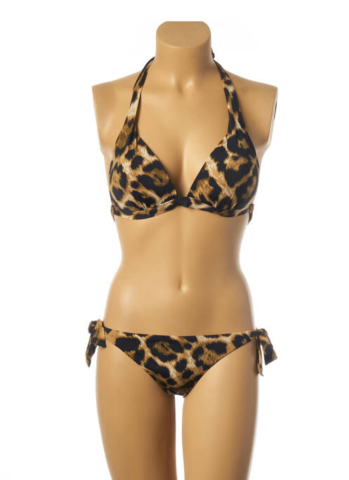 Maillot de bain 2 pièces noir DAG ADOM pour femme