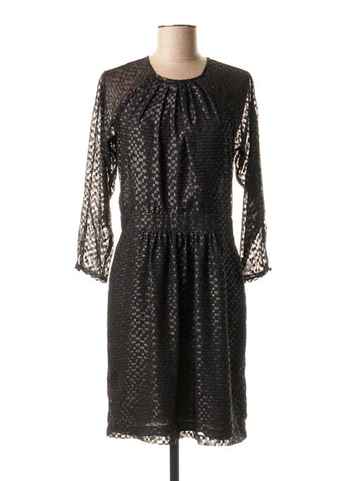 Robe mi-longue noir LA PETITE FRANCAISE pour femme