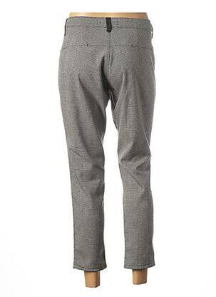 Pantalon 7/8 coupe cigarette taille basse gris DESGASTE femme