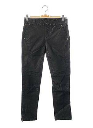 Pantacourt stretch taille basse noir ONE STEP femme