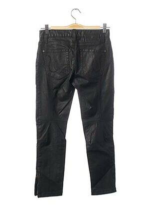 Pantacourt stretch taille basse noir ONE STEP femme