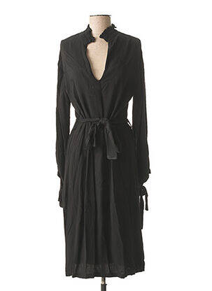 Robe mi-longue noir HYCKE pour femme