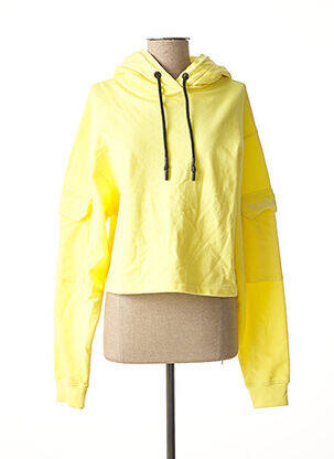 Sweat-shirt à capuche jaune GERTRUDE + GASTON pour femme
