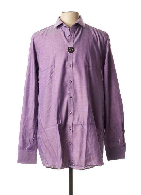 Chemise manches longues violet VENTI pour homme