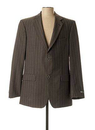 Blazer poignets boutonnés avec fente gris M.E.N.S homme