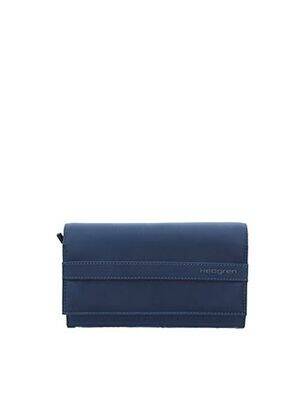 Portefeuille bleu HEDGREN pour femme