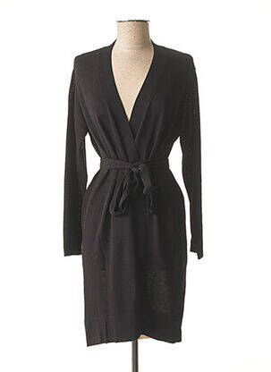 Gilet manches longues noir NINATI pour femme