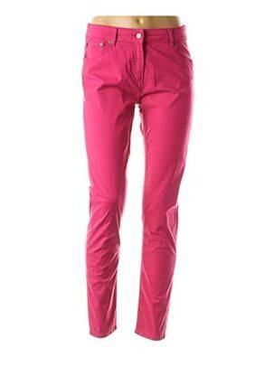 Pantalon slim taille normale rose SCAPA femme