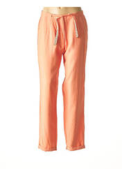 Pantalon large orange KOKOMARINA pour femme seconde vue