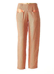 Pantalon slim orange KOKOMARINA pour femme seconde vue