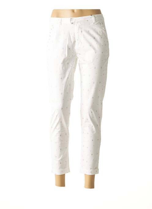 Pantalon 7/8 blanc EVA KAYAN pour femme