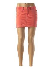 Mini-jupe orange MILA BRANT pour femme seconde vue