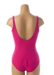Maillot de bain 1 pièce rose ANTIGEL pour femme seconde vue