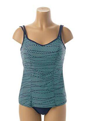 Tankini tissage satiné bleu SUNMARIN femme