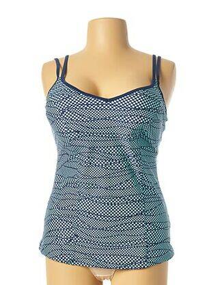 Tankini tissage satiné bleu SUNMARIN femme