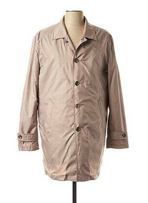 Imperméable coupe droite sans capuche beige CH. K. WILLIAMS homme