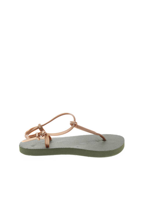 Tongs vert SURFBISCUS pour fille