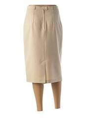 Jupe mi-longue beige 20/20 pour femme seconde vue