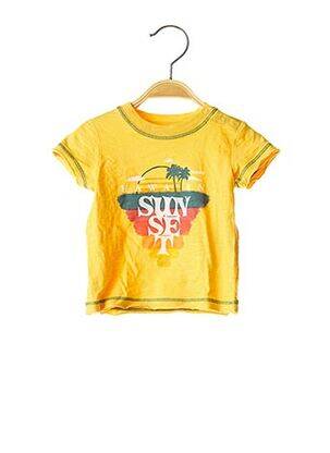 T-shirt jaune GUESS pour garçon