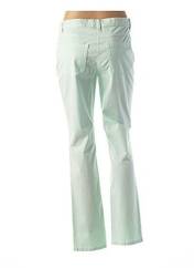 Pantalon droit vert LEBEK pour femme seconde vue