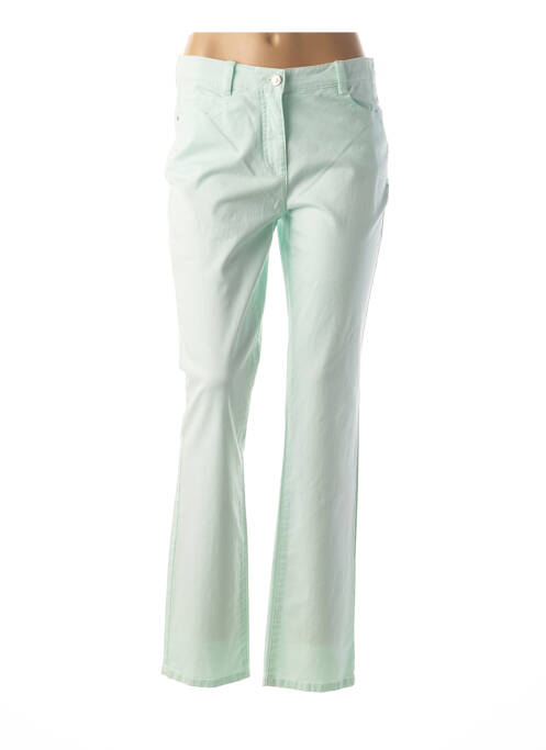 Pantalon droit vert LEBEK pour femme