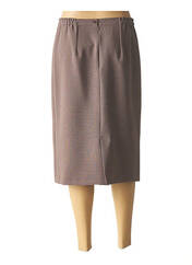 Jupe mi-longue violet GEVANA pour femme seconde vue