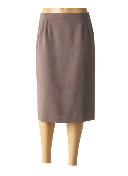 Jupe mi-longue violet GEVANA pour femme