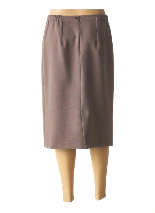 Jupe mi-longue violet GEVANA pour femme