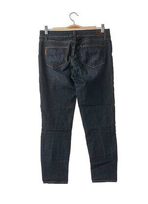 Jeans coupe slim broderie rivets taille basse bleu PAIGE femme