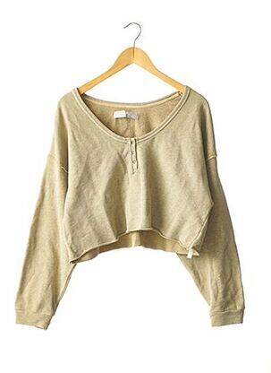 Pull beige FREE PEOPLE pour femme