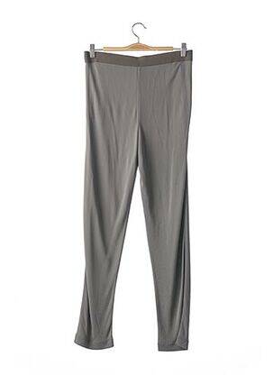 Pantalon droit stretch gris PIER ANTONIO GASPARI femme