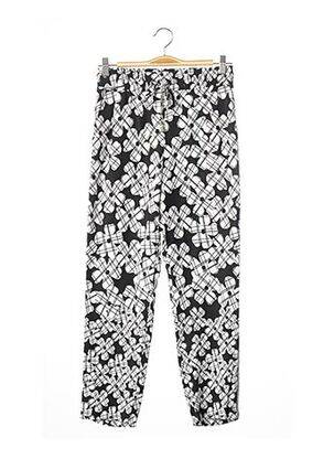 Pantalon 7/8 taille haute taille haute noir CAROLINE BISS femme