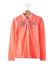 Polo manches longues manches longues rose GAASTRA femme