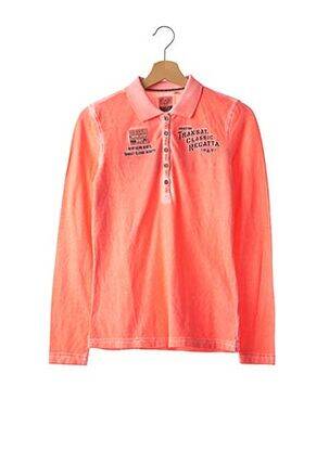 Polo manches longues manches longues rose GAASTRA femme