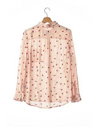 Chemisier poches poitrine manches longues rose RAILS femme