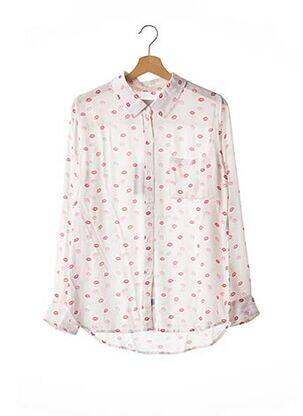 Chemisier poches poitrine manches longues blanc RAILS femme