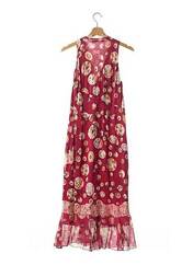 Robe longue rose UNGARO FUCHSIA pour femme seconde vue