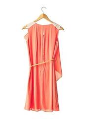 Robe mi-longue orange MORINE COMTE MARRANT pour femme seconde vue