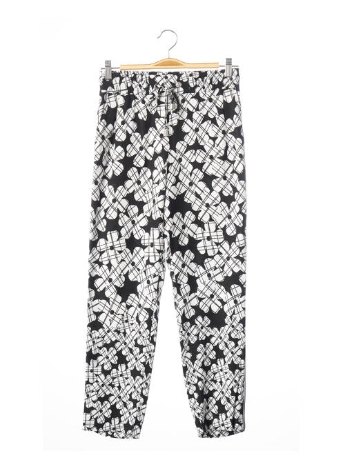 Pantalon 7/8 taille haute taille haute noir CAROLINE BISS femme