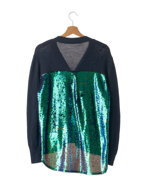 Gilet manches longues bleu LEE AND ME femme