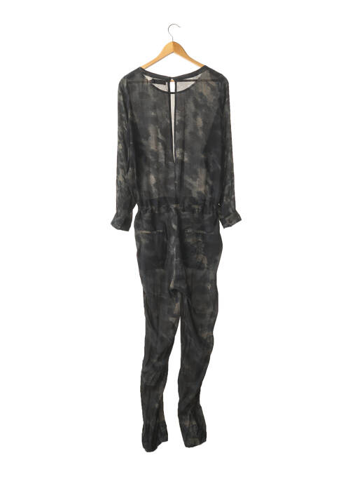 Combi-pantalon noir PLUS FINE pour femme