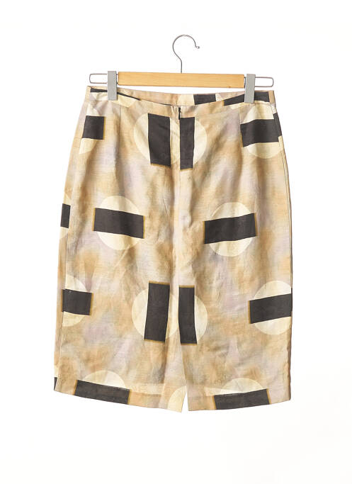 Jupe mi-longue beige MOOILOOP pour femme