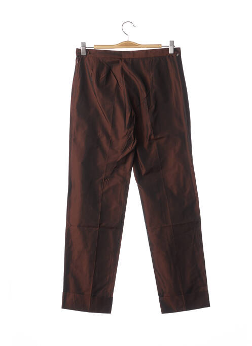 Pantalon droit marron ROMEO GIGLI pour femme
