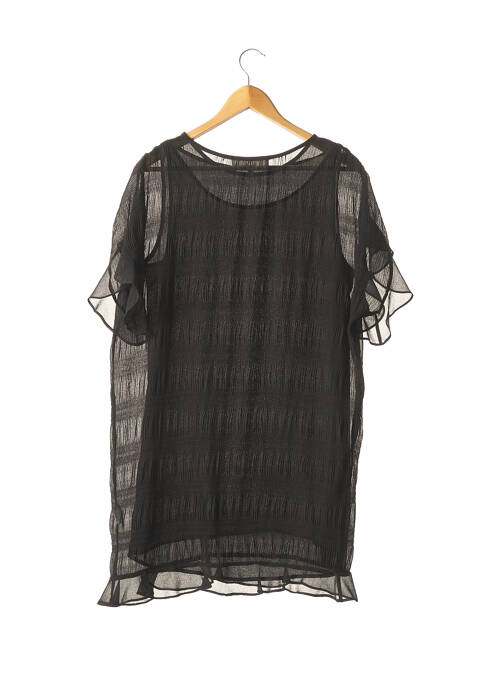 Tunique manches courtes noir ATHÉ pour femme