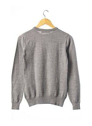 Pull resserrée sur le bas manches longues gris LOVE MOSCHINO femme