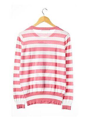 Pull resserrée sur le bas manches longues rose LOVE MOSCHINO femme