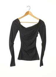 T-shirt manches longues manches longues noir SANS MARQUE. femme